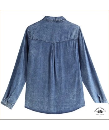 Chemise en Jean Western Femme france