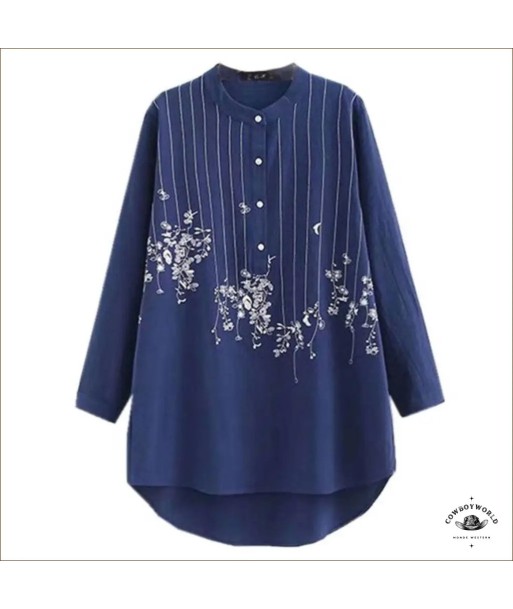 Blouse de Western Bleue l'évolution des habitudes 