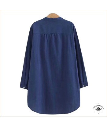 Blouse de Western Bleue l'évolution des habitudes 