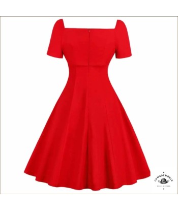 Robe Western Froufrous Rouge et Noire store