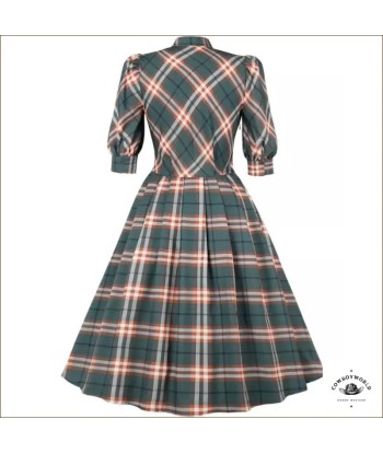 Robe de Soirée Western à Carreaux destockage