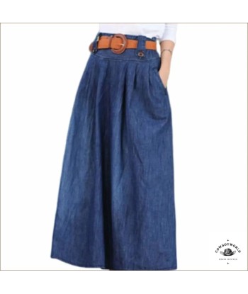 Jupe Longue Western en Jeans l'achat 