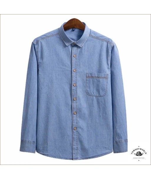 Chemise de Western en Denim Par le système avancé 