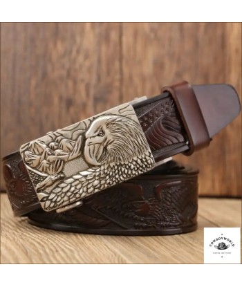 Ceinture Boucle Western Cuir commande en ligne