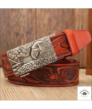 Ceinture Boucle Western Cuir commande en ligne