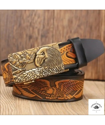 Ceinture Boucle Western Cuir commande en ligne