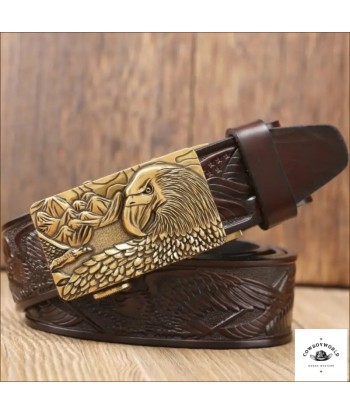 Ceinture Boucle Western Cuir commande en ligne