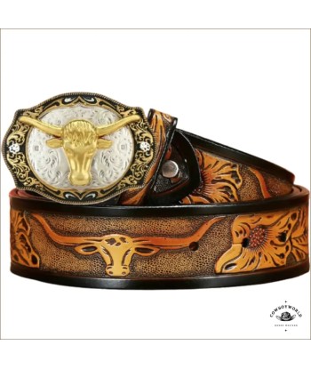 Ceinture en Cuir Grande Taille Avec Boucle Cowboy Venez acheter