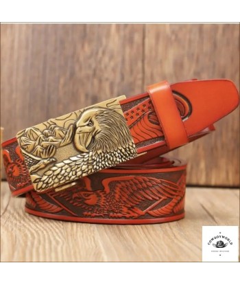 Ceinture Boucle Western Cuir commande en ligne