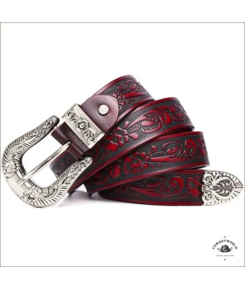 Ceinture Style Western brillant des détails fins