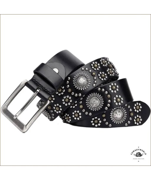 Ceinture Femme Cuir Noir Western vente chaude votre 