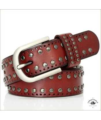 Ceinture Femme Western Verte le des métaux précieux