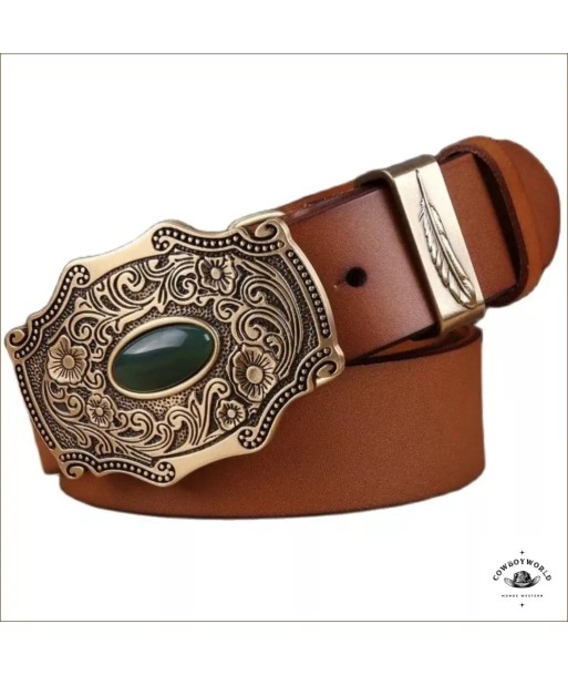 Ceinture Style Western Marron Femme de France