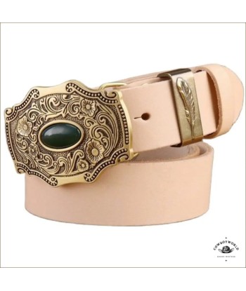 Ceinture Style Western Marron Femme de France