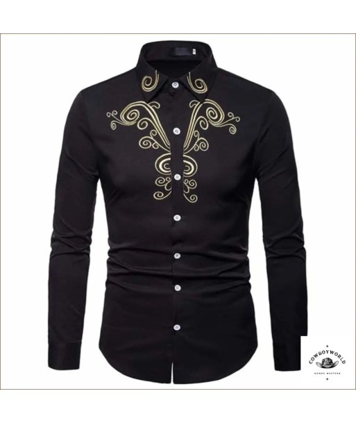 Chemise de Cowboy Noire des créatures d'habitude