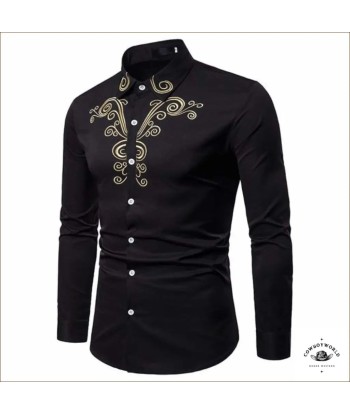 Chemise de Cowboy Noire des créatures d'habitude