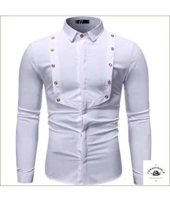 Chemise de Western Blanche chez Cornerstreet bien 