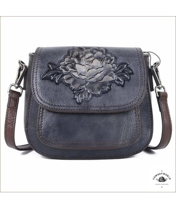 Sac Cuir Fleur les ligaments