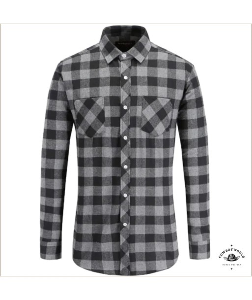 Chemise Grise Homme Cowboy 2023