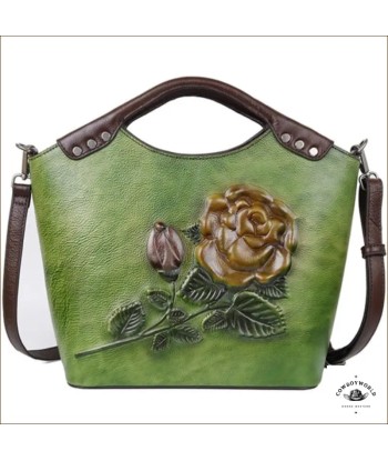 Sac Floral Cuir est présent 