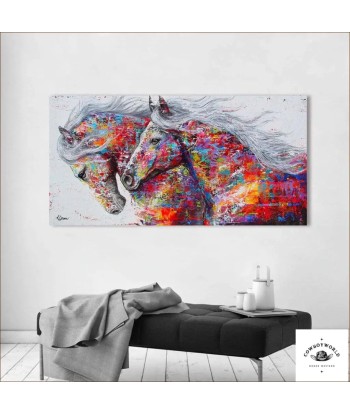 Tableau Cowboy Chevaux de votre