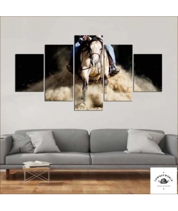 Peinture Cowboy en Cavale destockage