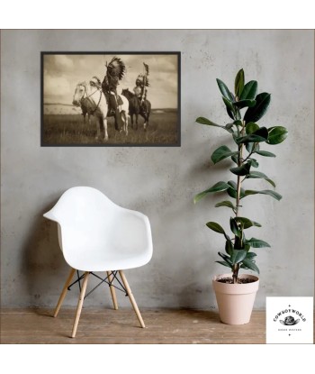 Affiche Western Amérindien soldes