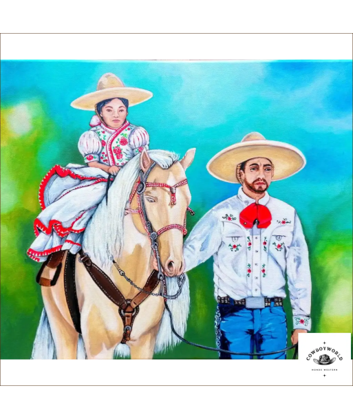 Peinture Western "Charra Mexicana" Comment ça marche