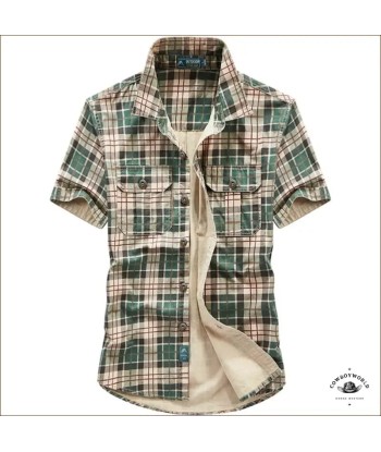 Chemise Country Pour Homme rembourrage situé sous