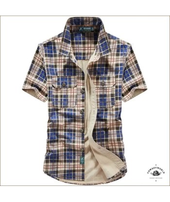 Chemise Country Pour Homme rembourrage situé sous