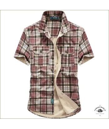 Chemise Country Pour Homme rembourrage situé sous