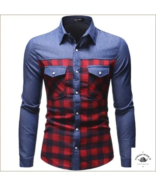 Chemise Western Jeans Homme À commander