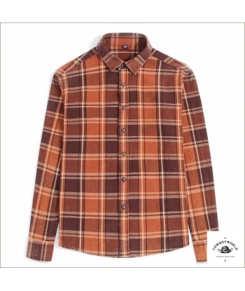 Chemise de Cowboy Homme Orange le concept de la Pate a emporter 