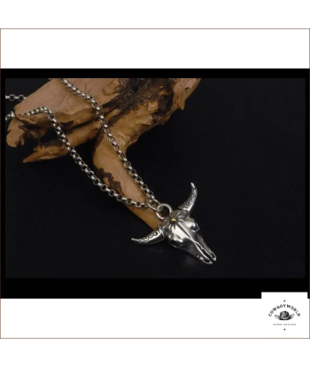 Collier Crâne de Buffle (Argent) shop