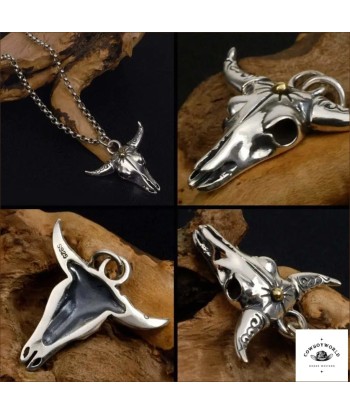 Collier Crâne de Buffle (Argent) shop