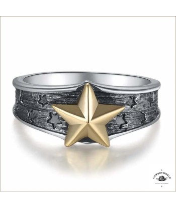 Bague Western Étoile (Argent) Jusqu'à 80% De Réduction