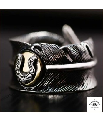 Bague Forme Cowboy (Argent) la chaussure