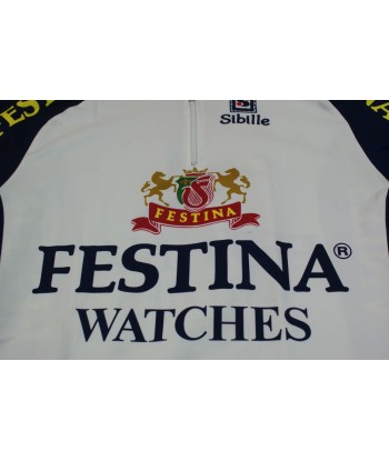 Maillot vélo vintage Sibille Festina Watches hantent personnes