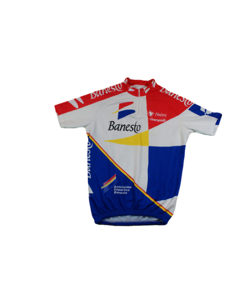 Maillot cyclisme rétro Nalini Banesto Campagnolo basket pas cher