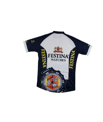 Maillot cyclisme rétro Sibille Festina Watches Peugeot Livraison rapide