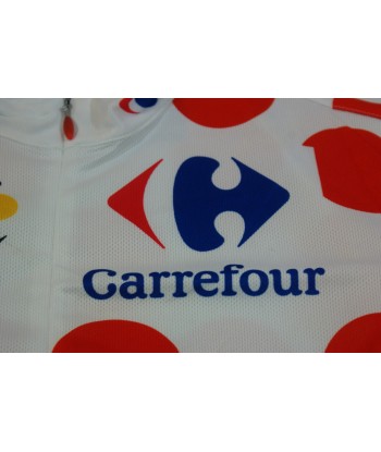 Maillot à pois vélo Nike Carrefour Tour de France 2010 pas chere