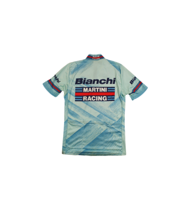 Maillot vélo vintage Santini Bianchi Martini Racing Italmanubri Linea Ergo Shimano En savoir plus