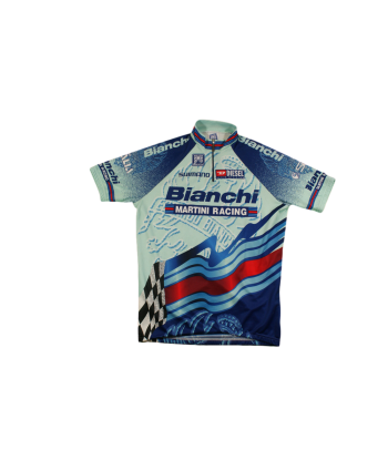 Maillot vélo vintage Santini Bianchi Martini Racing Diesel Shimano 50-70% off 