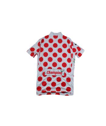 Maillot à pois vélo rétro Nike Champion Tour de France 1999 Paris Déstockage Promo