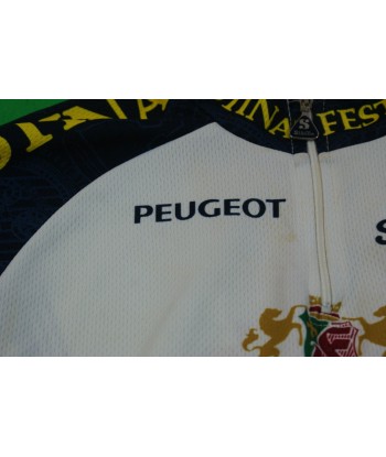 Maillot vélo vintage Sibille Festina Peugeot Par le système avancé 