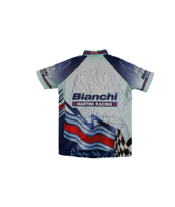 Maillot cyclisme rétro Santini Bianchi Rock Shox Shimano Selle Italia Martini Racing à prix réduit toute l'année