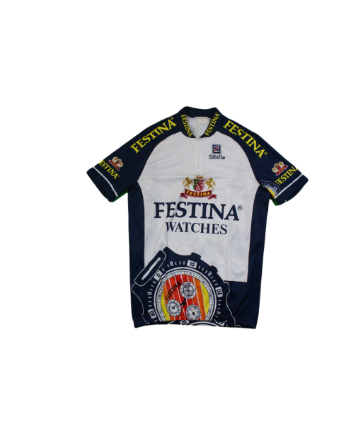 Maillot cyclisme vintage Sibille Festina l'achat 