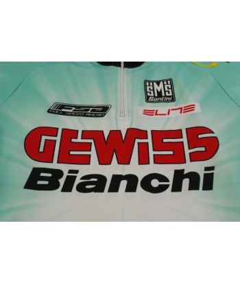 Maillot vélo rétro Santini Gewiss Bianchi Elite FSA GTM JUSQU'A -70%! 