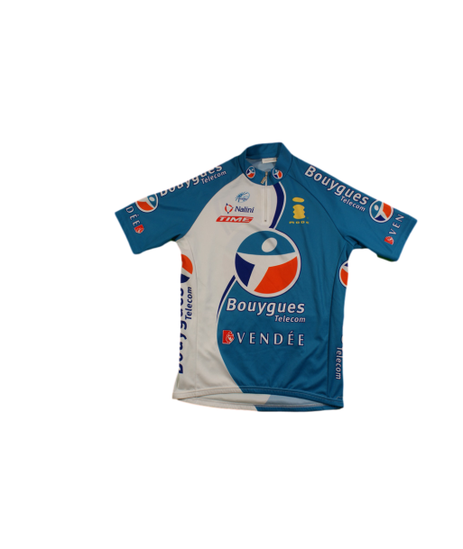 Maillot cyclisme vintage Nalini Bouygues Telecom Time Protour Vendée Mode solde