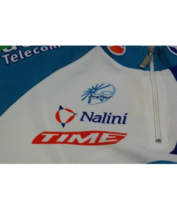 Maillot cyclisme vintage Nalini Bouygues Telecom Time Protour Vendée Mode solde